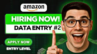 AMAZON is HIRING Remote Data Entry Workers! (NO EXPERIENCE NEEDED) easy Apply
