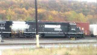 preview picture of video 'Allentown Freight Yard Norfolk Southern Action'