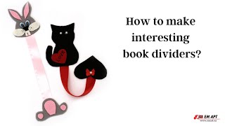 How to make interesting book dividers 