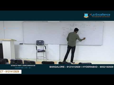Ehics Test 1 Discussion by Dr.Akash Sir(AIR 78) Part 2