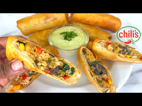 HOW TO MAKE CHILI'S SOUTHWESTERN EGGROLLS!
