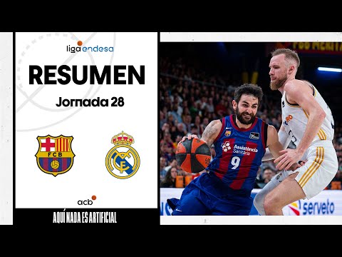 Resumen Barça 85 - Real Madrid 79 (J28)