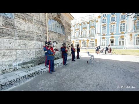 Catherine Palace's Brass Band is Great! in Russia