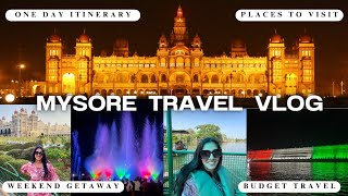 Trip to Mysore || Under  ₹2000/- || One Day Trip Itinerary || Archie Golia