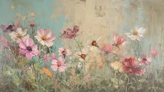 Vintage Floral Free Tv Art Wallpaper Screensaver Home Decor Samsung Oil Painting Digital Wildflower