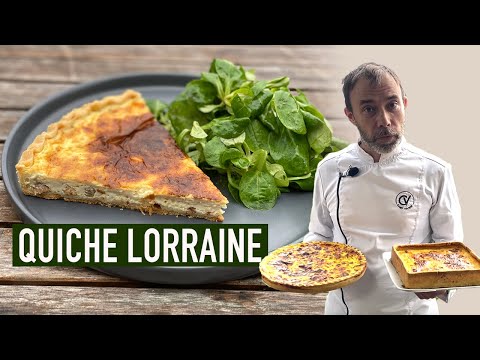 Classic QUICHE LORRAINE by French chef