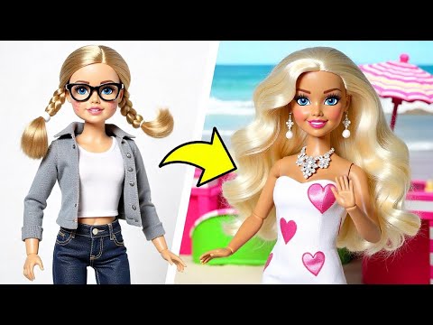 Ultimate Doll Glow-Up! ✨ Mini DIY Makeovers & Transformations You’ll Love 🤩