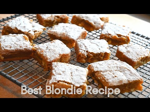Best Blondie Recipe | Unlock the Secret to the Ultimate Blondie Recipe!
