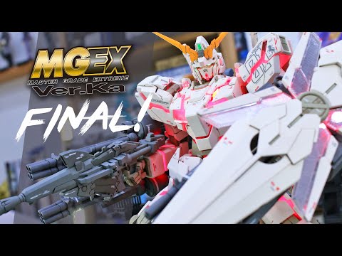 MGEX Unicorn Gundam Ver.Ka - Painted & LED Unit Final Review!