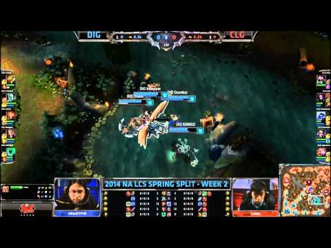 NA LCS - Dignitas lvl 1-2 Drake