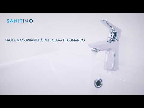 Hansgrohe Talis E - Miscelatore monocomando 80 per lavabo, LowFlow 3,5 l/min, con sistema di scarico, cromato 71705000