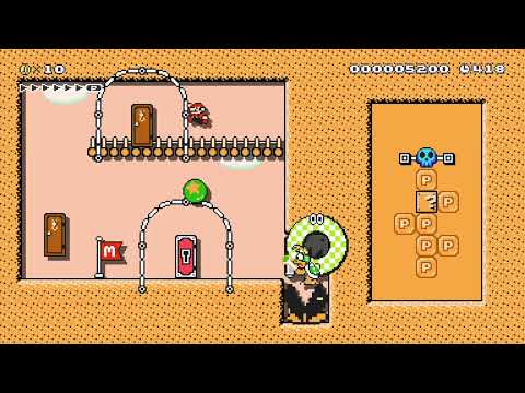 Desserted Dungeon [Use Map] by ♪Diamonds♪ 🍄Super Mario Maker 2 ✹Switch✹ #cda
