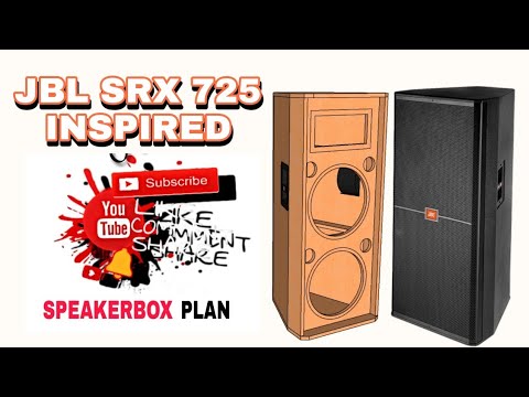 JBL SRX 725 INSPIRED | DUAL 15 INCH MIDHIGH | FULL PLAN