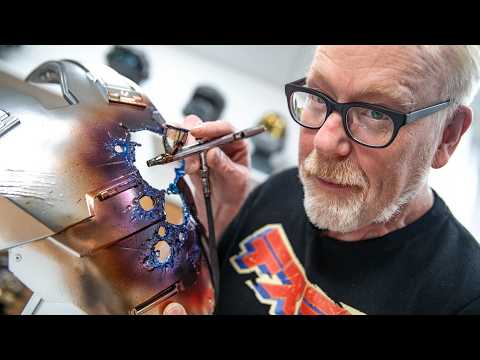 Adam Savage Learns How to Paint Battle Damaged Armor!