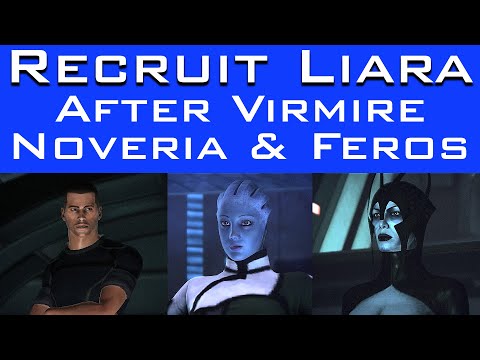 Mass Effect SECRET DIALOGUE - What Happens If You Recruit Liara AFTER Virmire, Noveria & Feros?