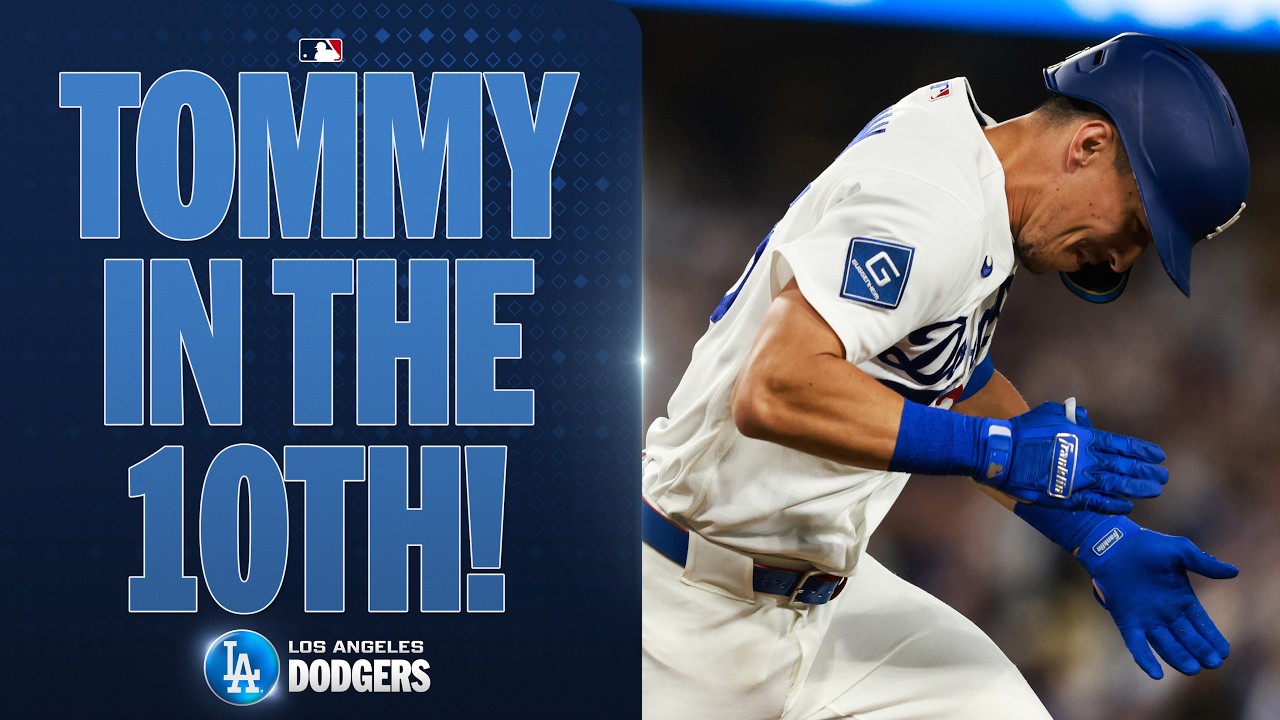 FULL 10TH INNING: Tommy Edman WALKS IT OFF for the Dodgers in extra innings! 😤💪 | MLB Highlights
