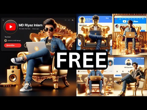 How To Create 3D Social Media Picture | Ai Portraits Trend 2024 | Free bing ai image Generator Tools