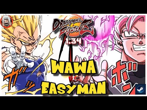 DBFZ Wawa vs Easyman (VegetaSSJ, Black, Trunks) vs (VegetaSSJ, GokuSSJ, Gohan)