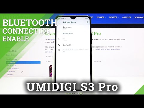 How to Connect Device via Bluetooth in Umidigi S3 Pro – Access Connection Settings