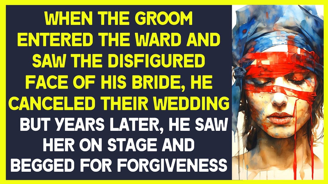 When saw the disfigured face of his bride, he canceled the wedding. Love story to tears