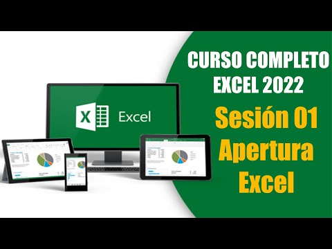 ⭐️ Curso EXCEL 2022 ⭐️1. Apertura de Excel. Curso COMPLETO desde cero. Nivel BÁSICO hasta Avanzado