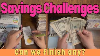 Stuffing My Savings Challenges | Cash Stuffing My Savings Goals 💰