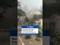 Mandalay University On Fire After Myanmar Earthquake