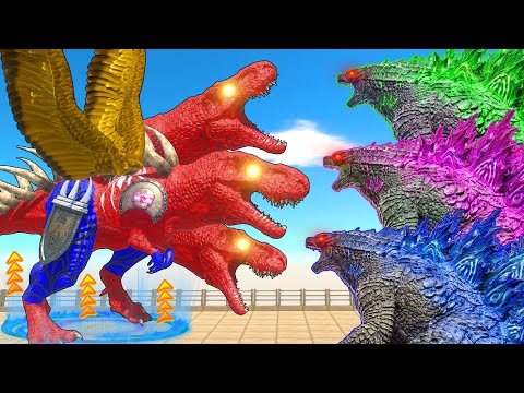 All Spiderman T-Rex vs SuperHero Dinosaurs Battle in Jurassic World Rebirth Evolution 2025