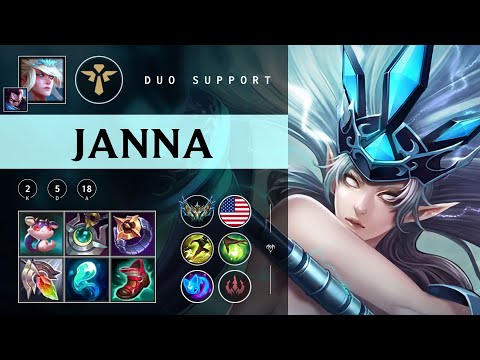 Janna Support vs Nami - NA Challenger Patch 25.24