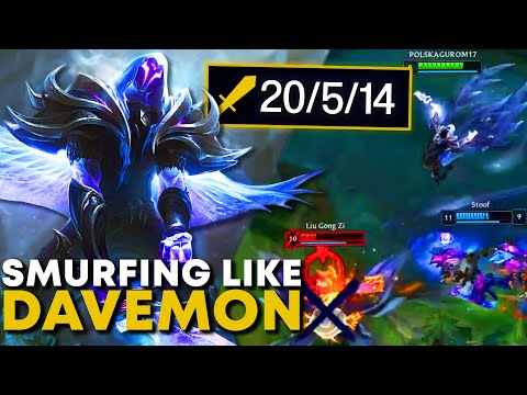 SMURFING Like Davemon in Diamond Lobbies w/ PYKE
