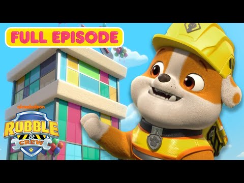 FULL EPISODE: The Crew Builds a Big Bike Shop! w/ Charger & Mix | Rubble & Crew