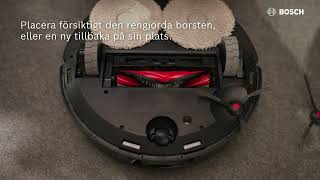 Bosch Home Robotics Spotless HowTo Clean and replace brush SE