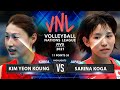 Kim Yeon Koung vs Sarina Koga | Korea vs Japan | VNL 2021 (HD)