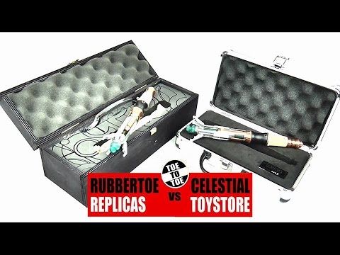 RUBBERTOE Vs CELESTIAL TOYSTORE 11th Doctor Sonic Screwdriver Replica | StephenMcCulla