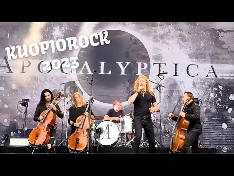 Apocalyptica feat Tipe Johnson - Shadowmaker @ Kuopiorock, Kuopio, Finland 29.7.2023