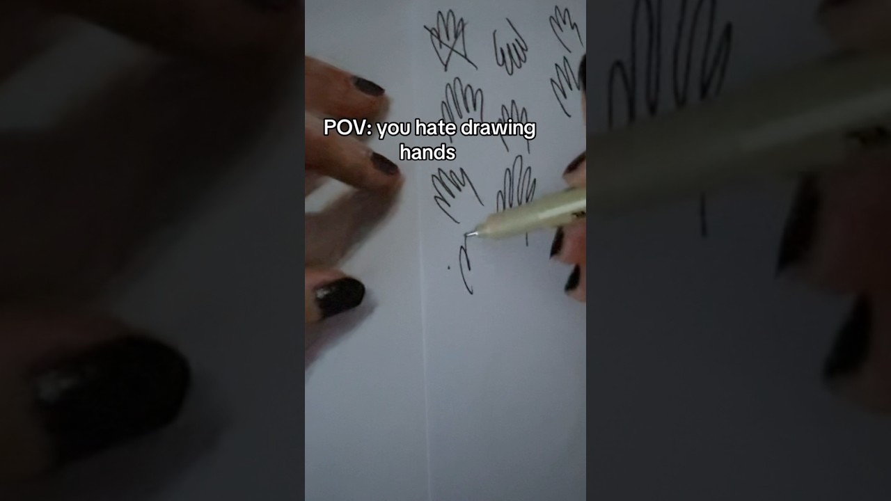 POV: Drawing hands 💀