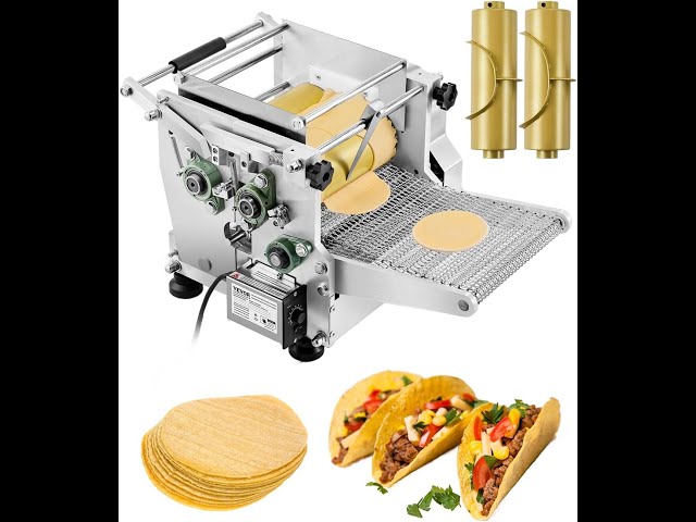Vídeo relacionado con VEVOR Máquina Eléctrica para Hacer Tortillas, de 14 cm de Diámetro, con Revestimiento Antiadherente, Ideal para Hacer Chapatti, Sopes, Gorditas, Roti, Pita, Tortillas y Pizza, 710 x 490 x 450 mm