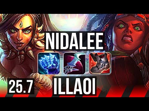 NIDALEE vs ILLAOI (TOP) | KR Diamond | 25.7