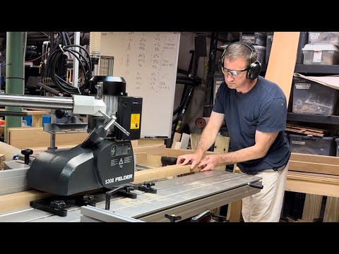 Reviewing the Felder S308 stock feeder and temporary mounting to my Hammer C3 41 combination machine