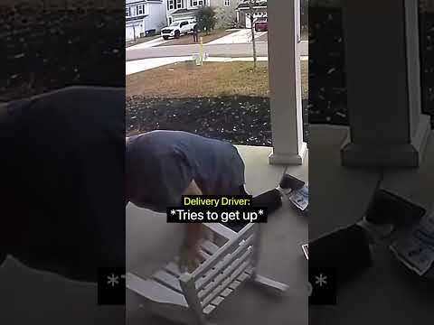 Delivery Driver Drops All The Food