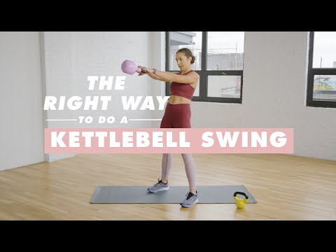 How To Do A Kettlebell Swing | The Right Way | Well+Good