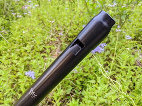 Sweet!  An Onyx Low D Whistle! (Conical Bore Series)