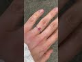 0.52-carat heart pink sapphire trilogy engagement ring