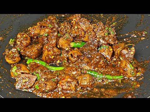 Tawa Fry Kaleji Recipe | Kaleji Masala Fry | Mutton Liver Fry