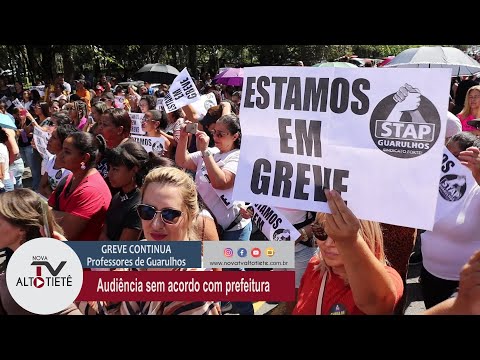 Greve de Professores continua em Guarulhos