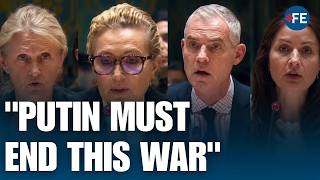 'Putin Must End This War' European Nations Confront Russia At UN | WORLD NEWS | UNITED NATIONS