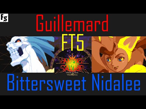 Vampire Savior - Guillemard [Zabel] vs Bittersweet Nidalee [Felicia] (Fightcade FT5)