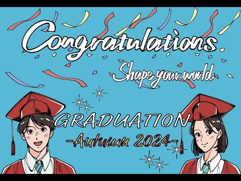 Ritsumeikan APU September 2024 Graduation Ceremony 立命館アジア太平洋大学2024年9月学位授与式