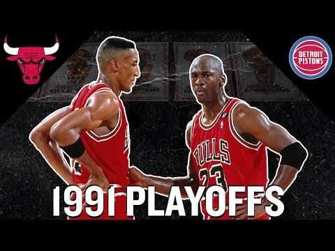 Michael Jordan & Scottie Pippen DOMINATE the Detroit Pistons