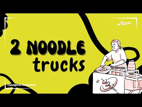 Two noodle trucks